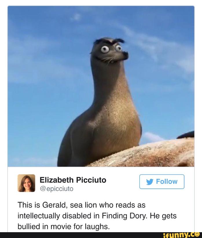 Gerold Sea Lion From Finding Dory