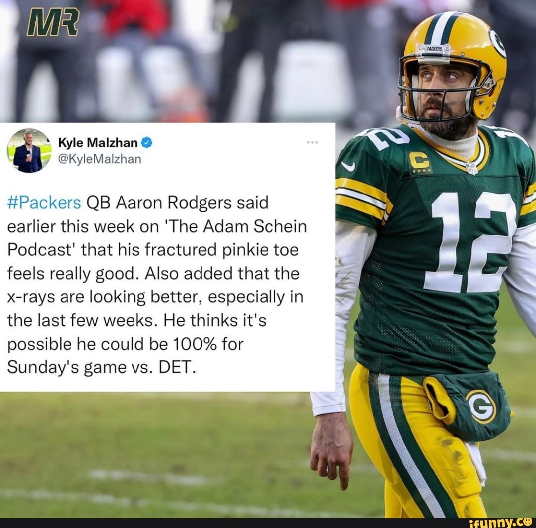 Kyle Malzhan on X: In Aaron Rodgers' final game against the