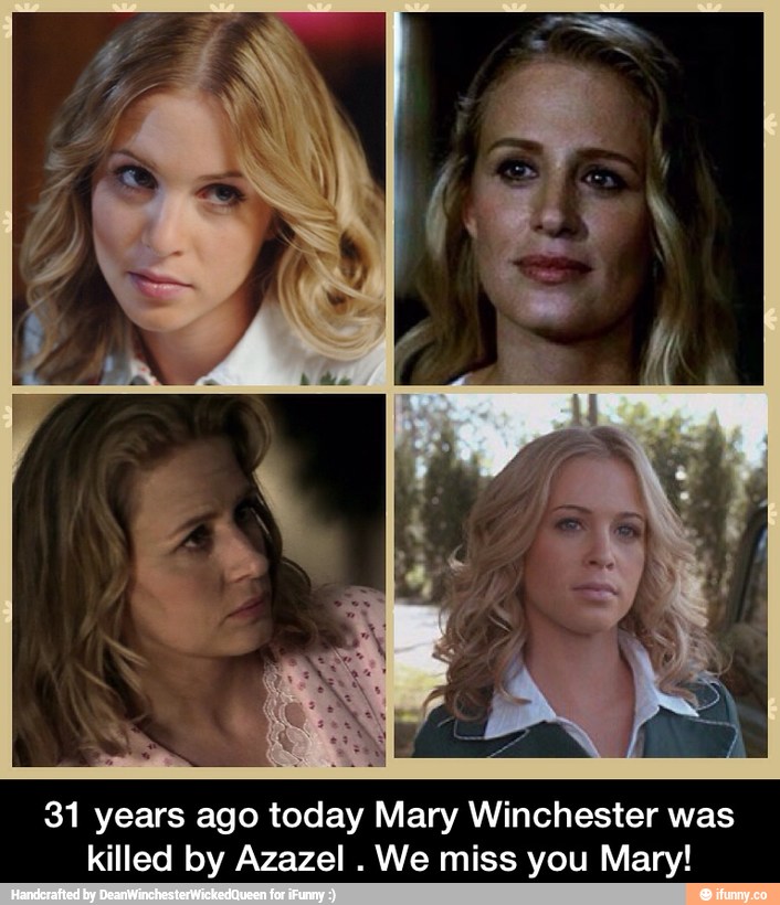 31 years ago today Mary Winchester was killed by Azazel . We miss you ...