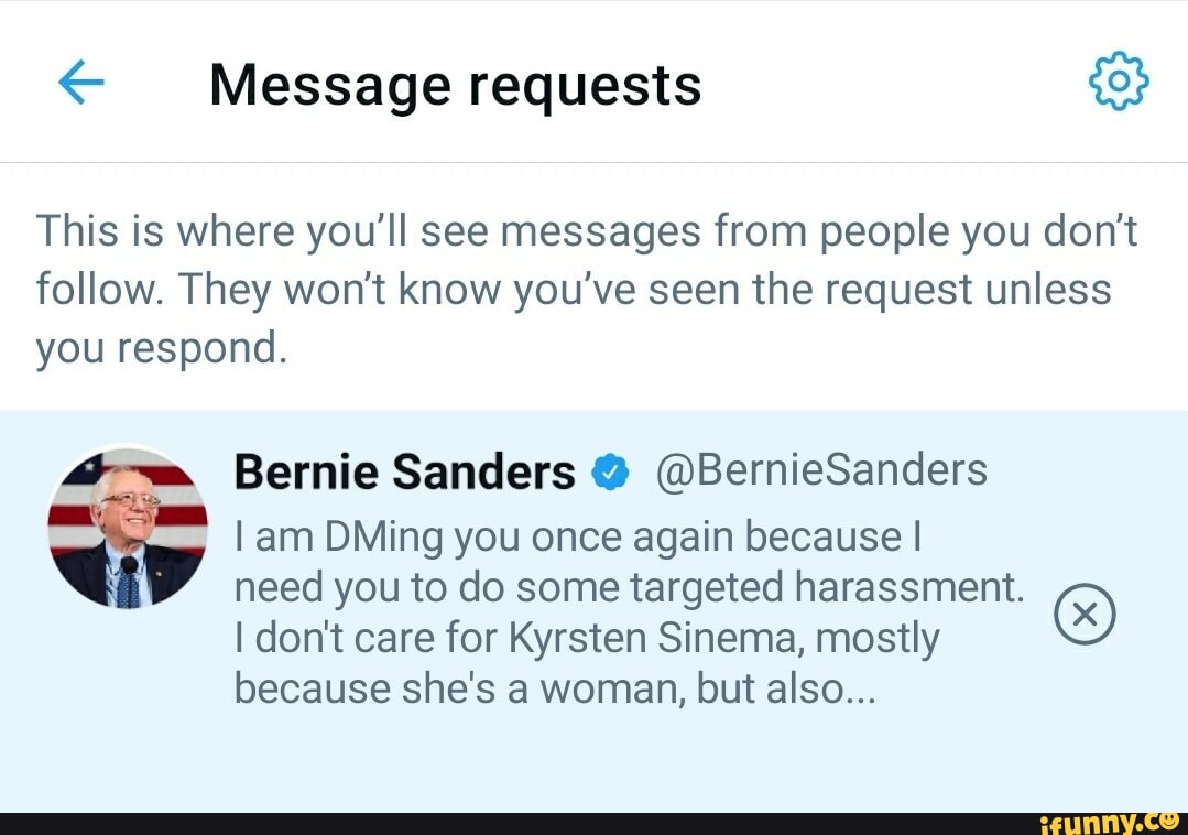You see messages again. You see messages again