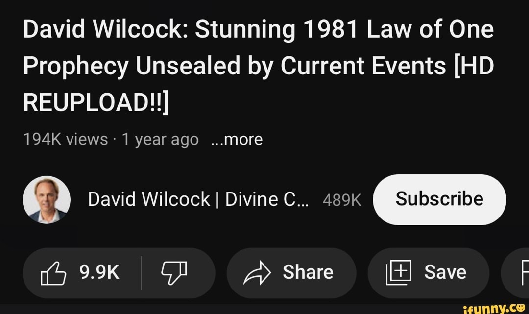 David Wilcock Stunning 1981 Law Of One Prophecy Unsealed By Current Events Hd Reupload 194k 2554