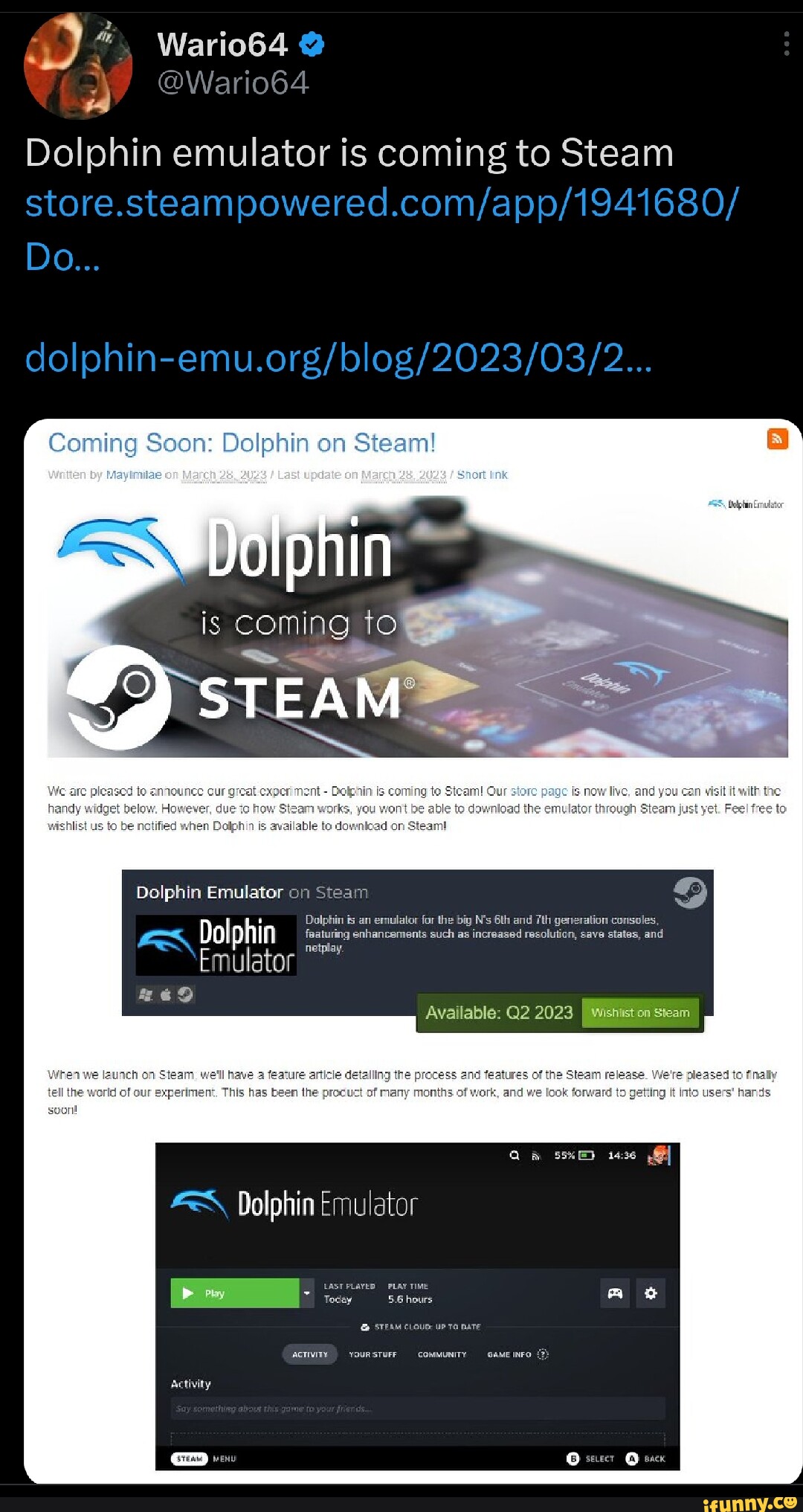 Dolphin Emulator Removed from Steam Store