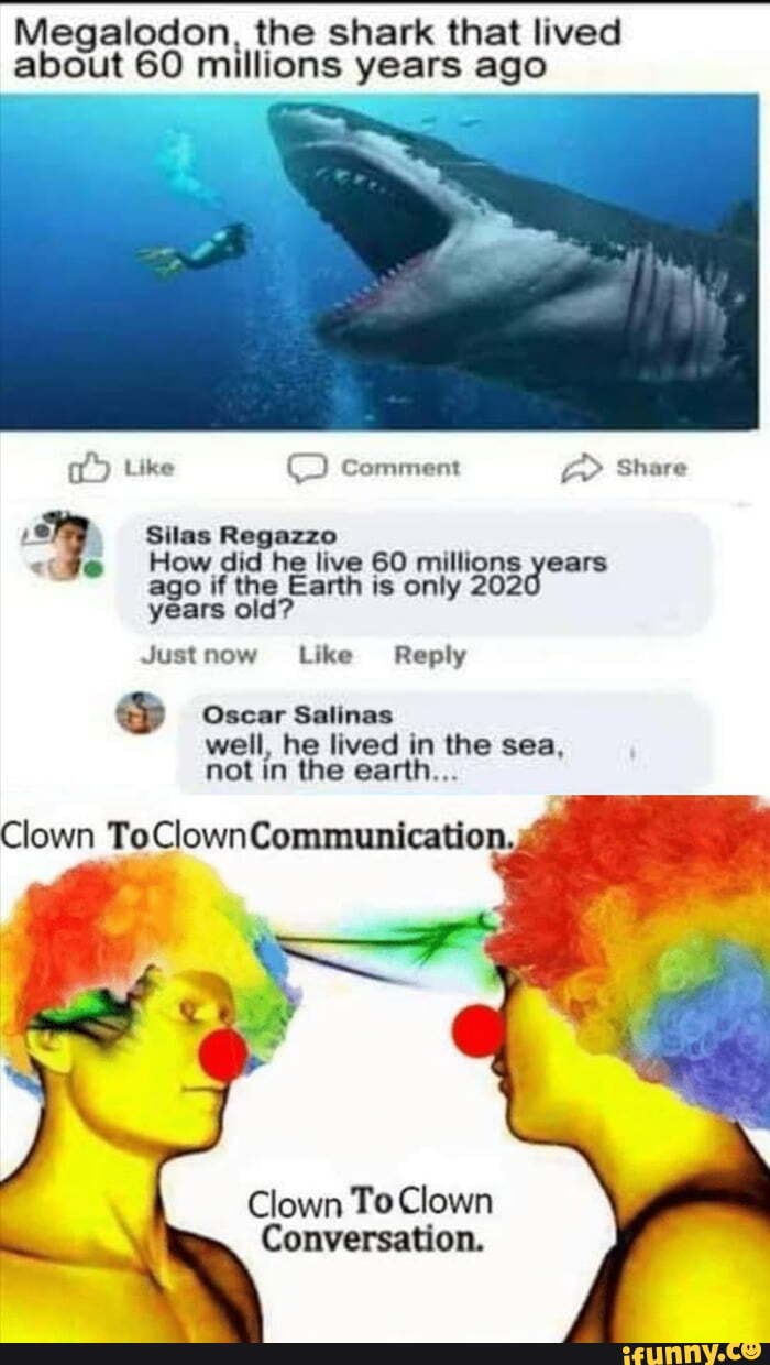 Megalodon, the shark that lived about 60 millions years ago Like