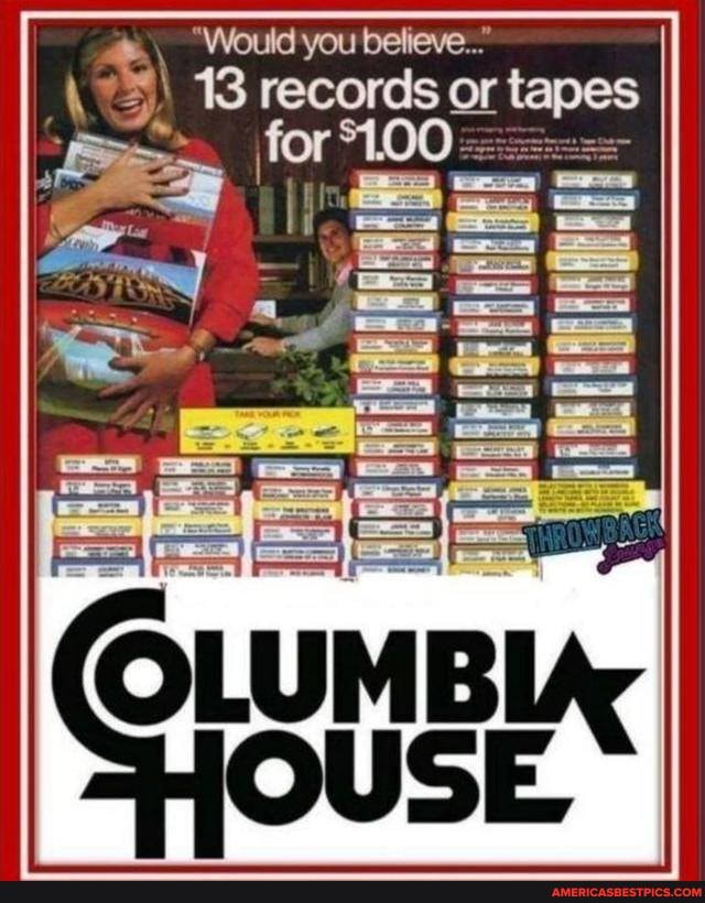 "Would you believe."
\ 13 records or tapes
(for
OUSE
