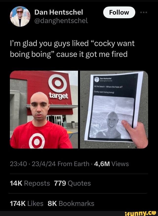 @danghentschel Dan Hentschel I'm glad you guys liked "cocky want boing ...