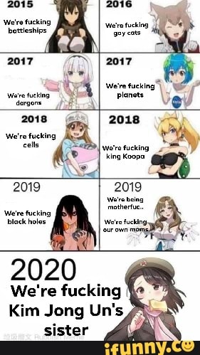 2020
We're fucking I
Kim