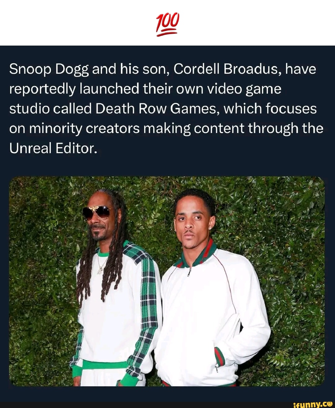 Snoop Dogg and Son Launching Death Row Games