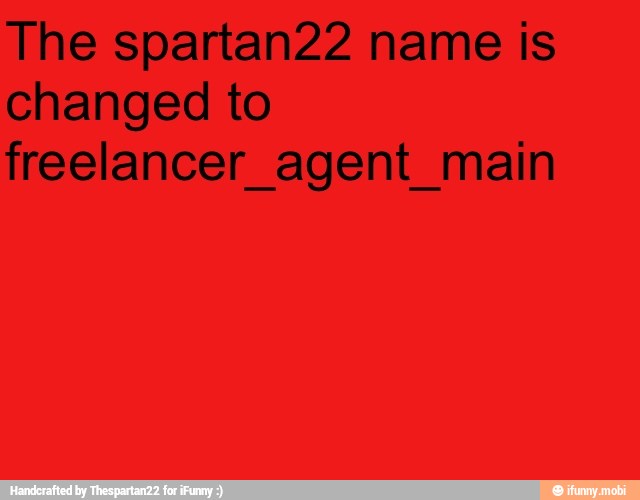 The spartan22 name is
changed to
freelancer_agent_main