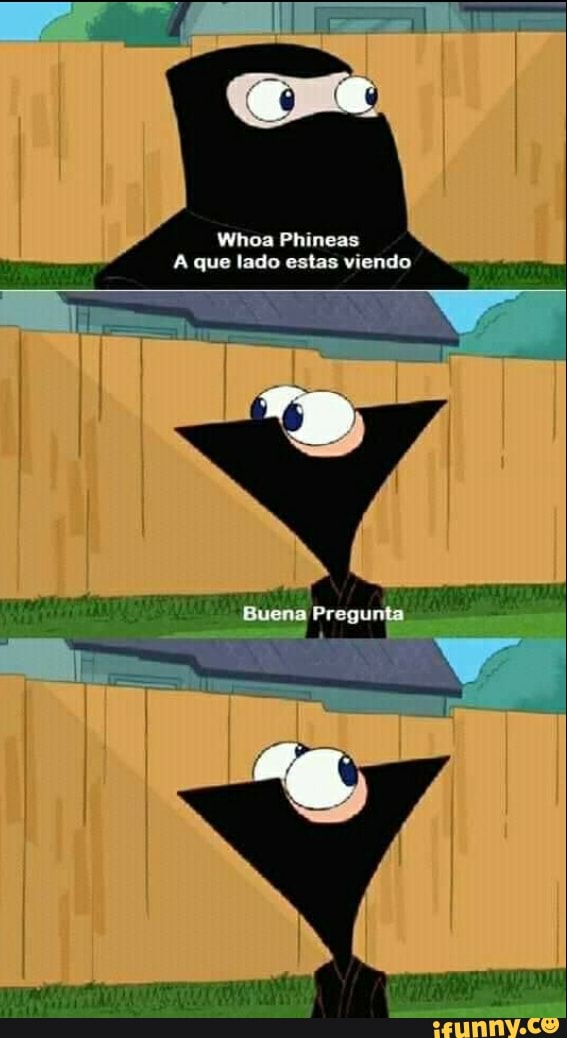 Whoa Phineas
A que lado estas viendo