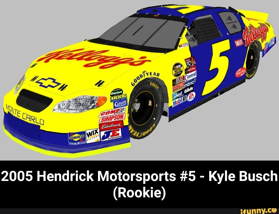 2005 Hendrick Motorsports #5 -
Kyle Busch
(Rookie) - 2005 Hendrick Motorsports #5 - Kyle Busch (Rookie)