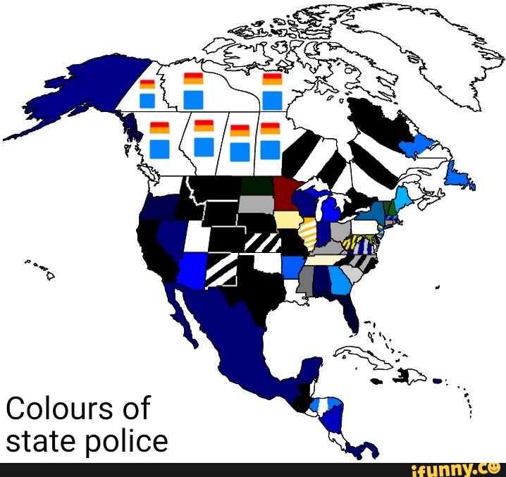 Colours of state police - iFunny