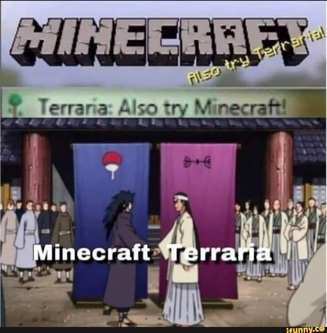 Minecraft terraria meme фото 33
