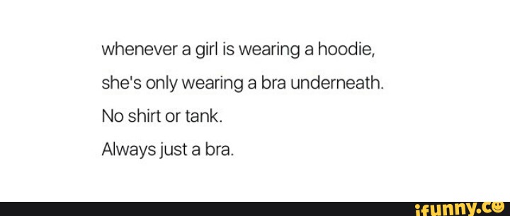 hoodie with no shirt underneath