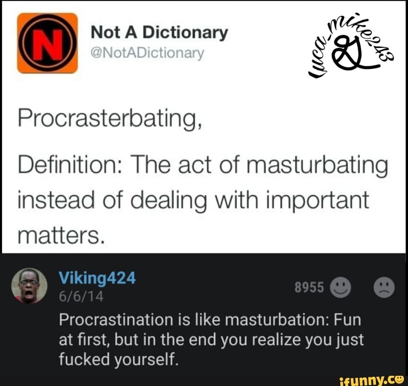The Act Of Masturbating
