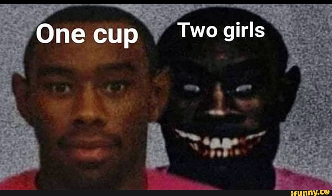 Two girls and a cup