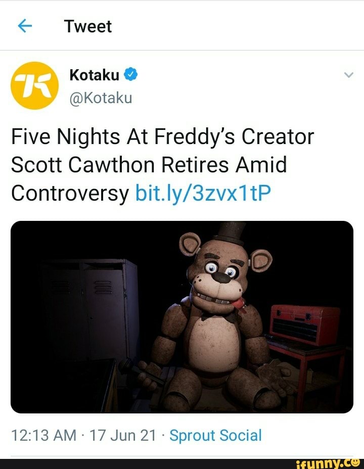 Five Nights At Freddy's Creator Scott Cawthon Retires Amid Controversy