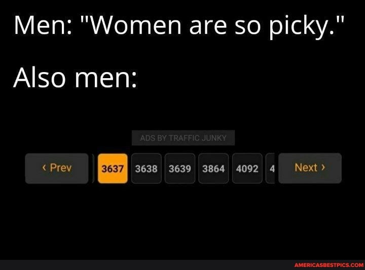 Women too picky