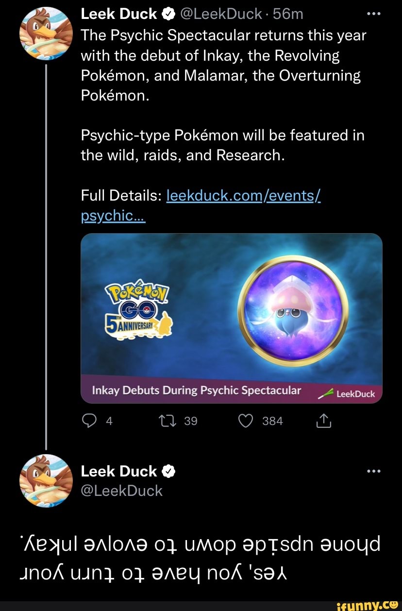 Psychic Spectacular - Leek Duck