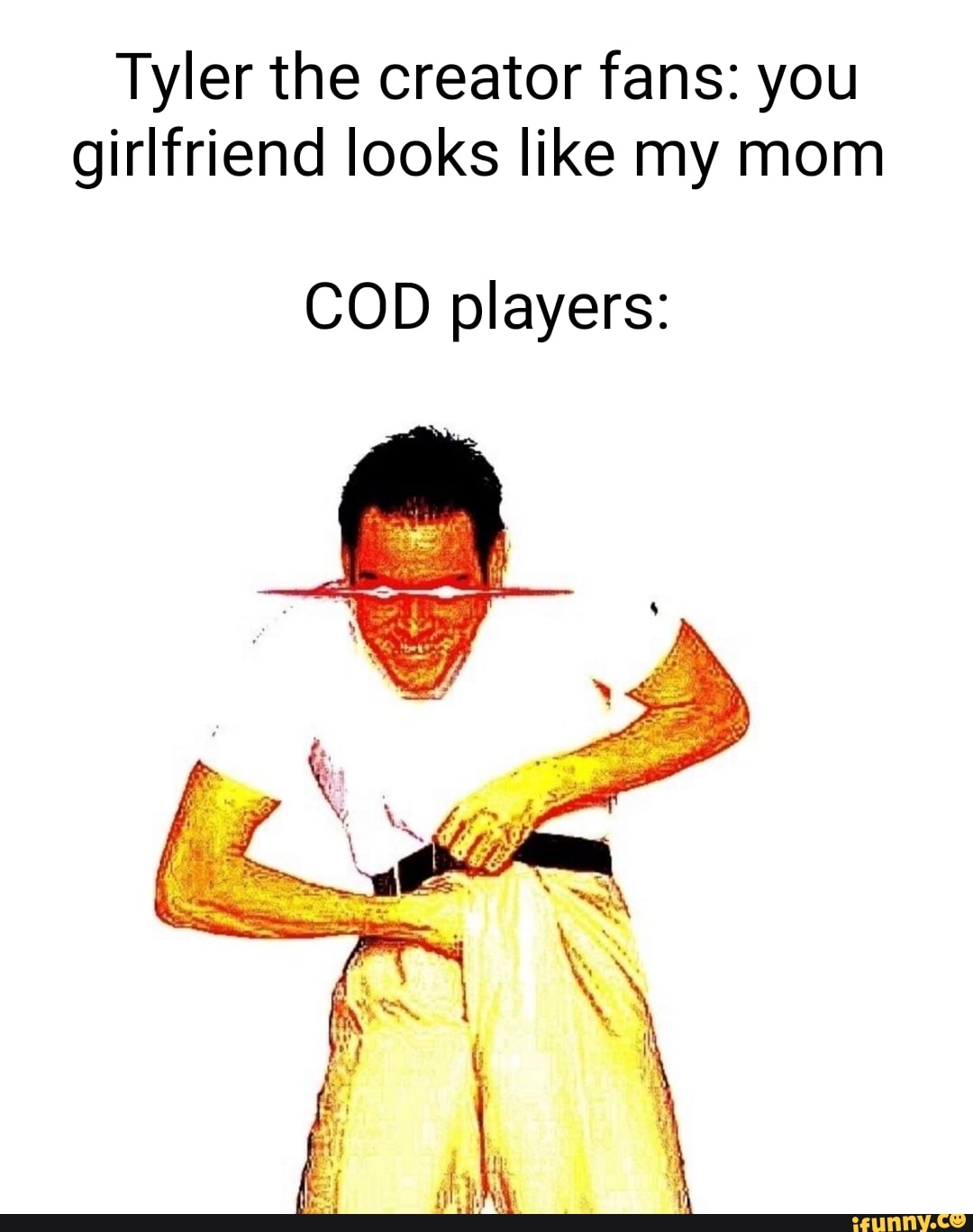 Tyler the creator fans: you girlfriend looks like my mom COD players