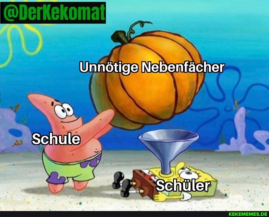 Unnötige Nebenfächer
Schule