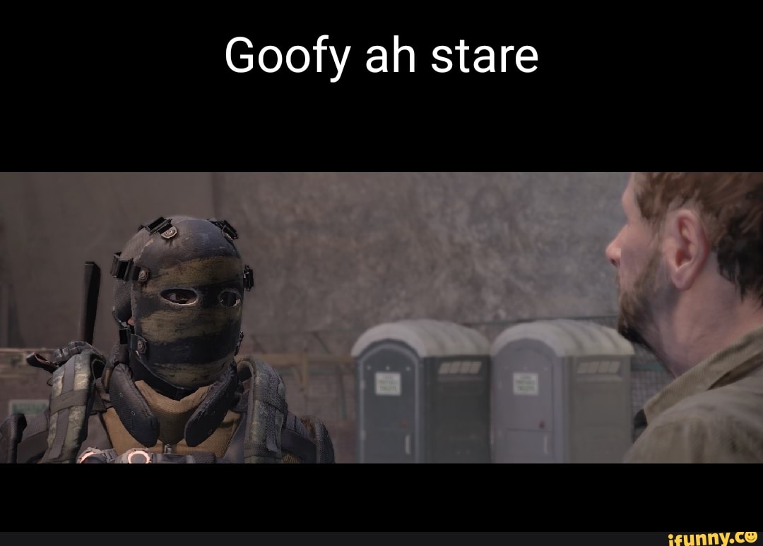 Goofy ah stare - iFunny