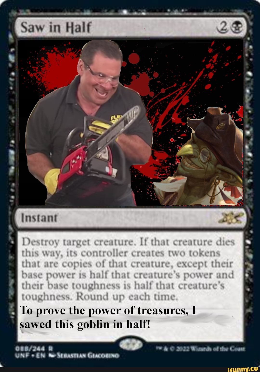 saw in half mtg card 401 Games Canada
