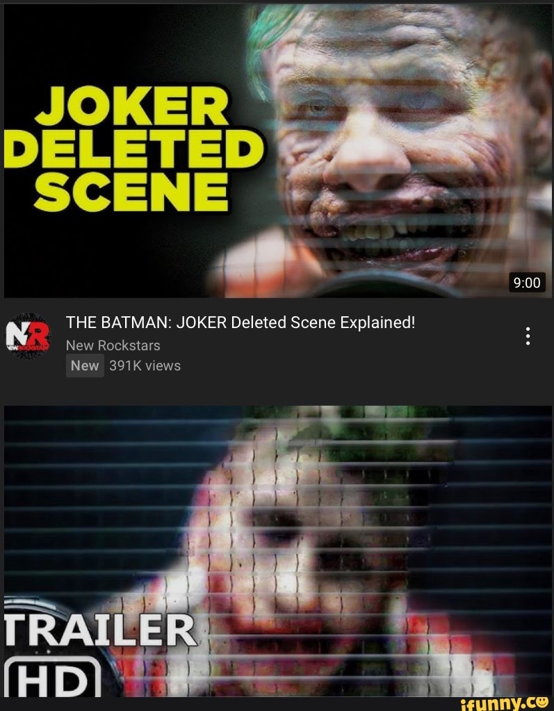 JOKER DELETED SCENE THE BATMAN: JOKER Deleted Scene Explained! N New ...