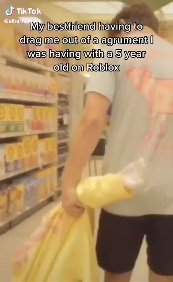 Ch Tiktok My To Was Having With A Year Old On Roblox - roblox grocery store