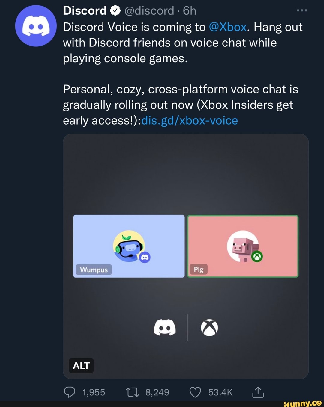 Discord Discord Voice is coming to . Hang out with Discord friends on