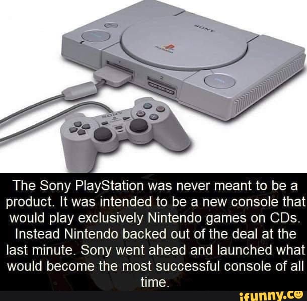 The Sony PlayStation Was Never Meant To Be A Product. It Was Intended ...