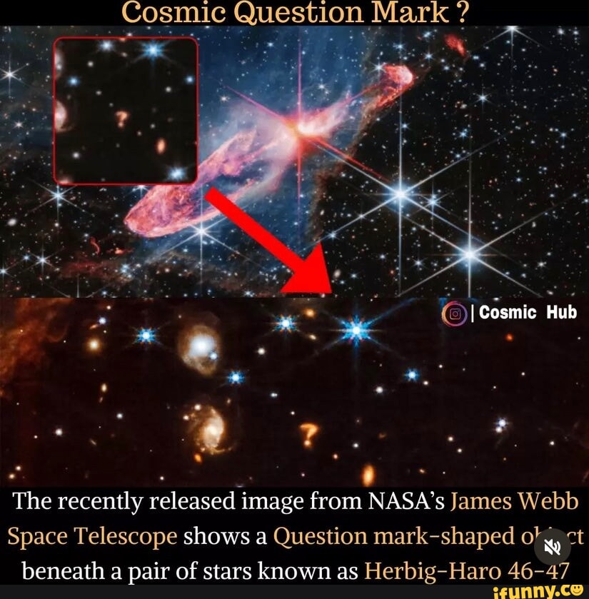 Cosmic Question Mark ? Hub The Recently Released Image From NASA's ...