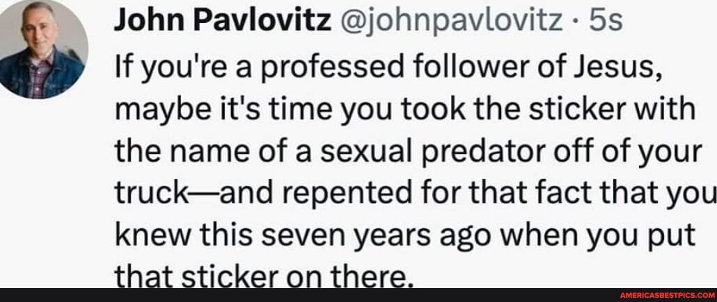 John Pavlovitz Johnpavlovitz If Youre A Professed Follower Of Jesus Maybe Its Time You Took 