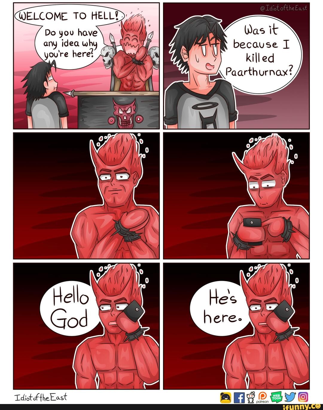 WELCOME TO HELL?
Was it because I killed
le
aN