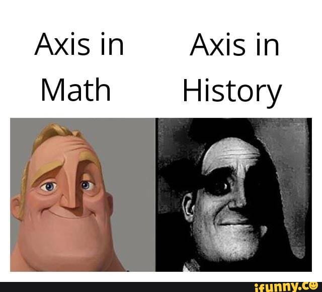 Axis in Axis in Math History iFunny
