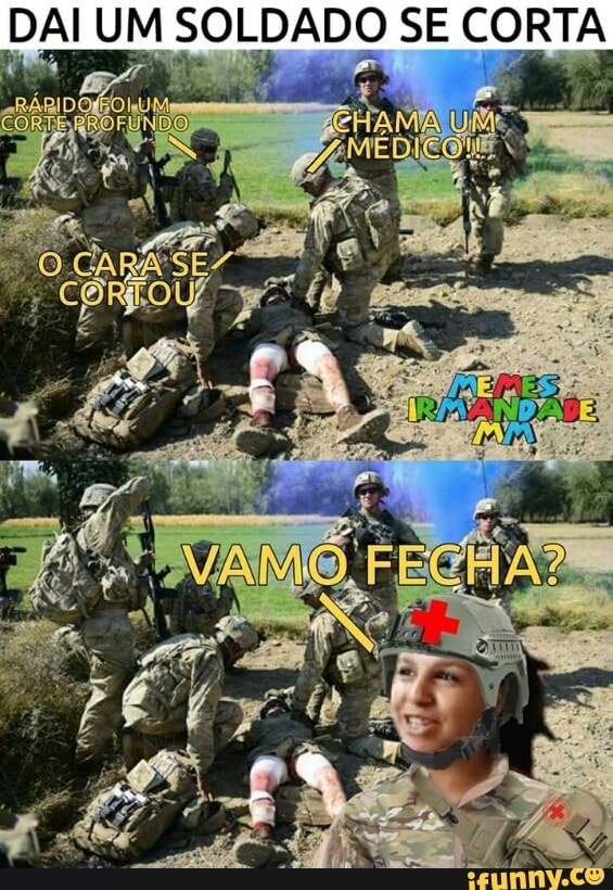 O SE CORTA
DAI UM SOLDAD