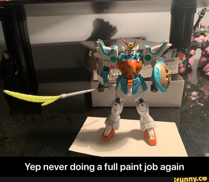 Yep never doing a full paint job again - Yep never doing a full paint job again