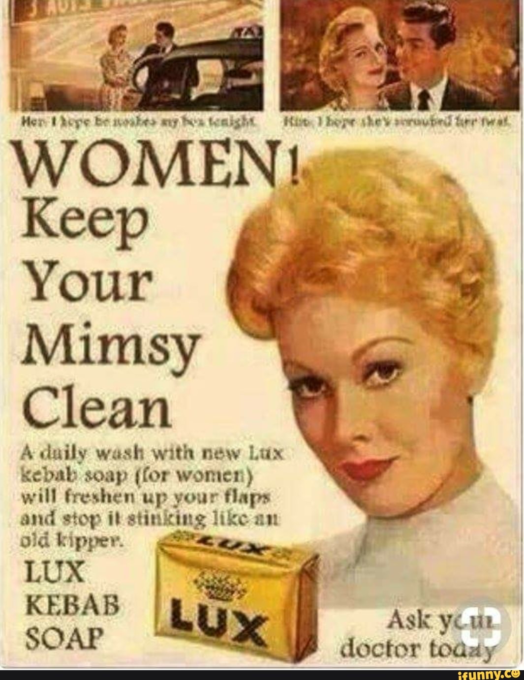 Keep Your Mimsy Clean A daily wash with now Lux kebab soap (for women 