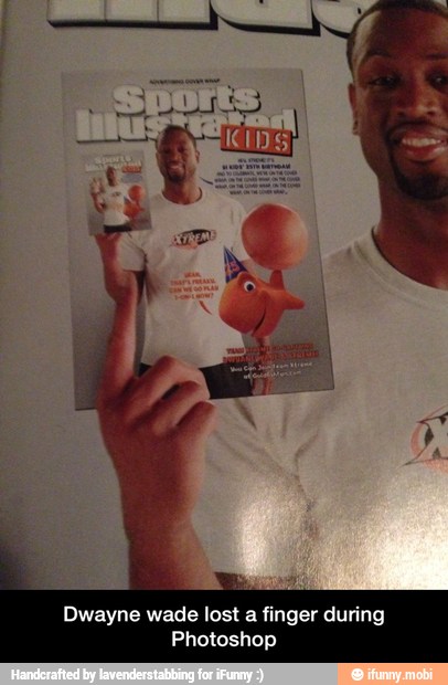 Dwayne wade lost a finger during
Photoshop - Dwayne wade lost a finger during Photoshop