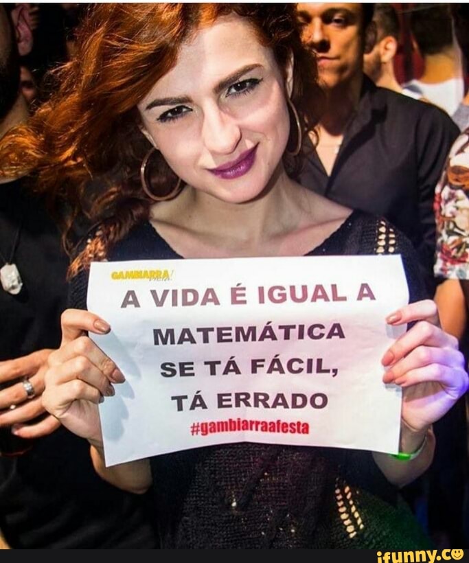MATEMATICA
SE TA FACIL,
TA ERRADO
pe ULC ELAS