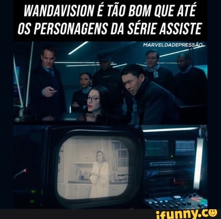 WANDAVISION É TÃO BOM QUE ATÉ OS PERSONAGENS DA SÉRIE ASSISTE