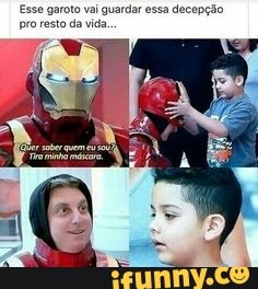 Esse garoto vai guardar essa decepção