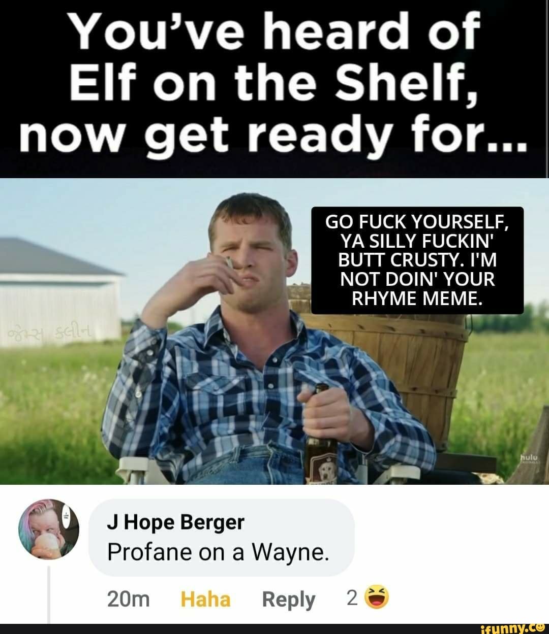 You've heard of Elf on the Shelf, now get ready for... GO FUCK YOURSELF