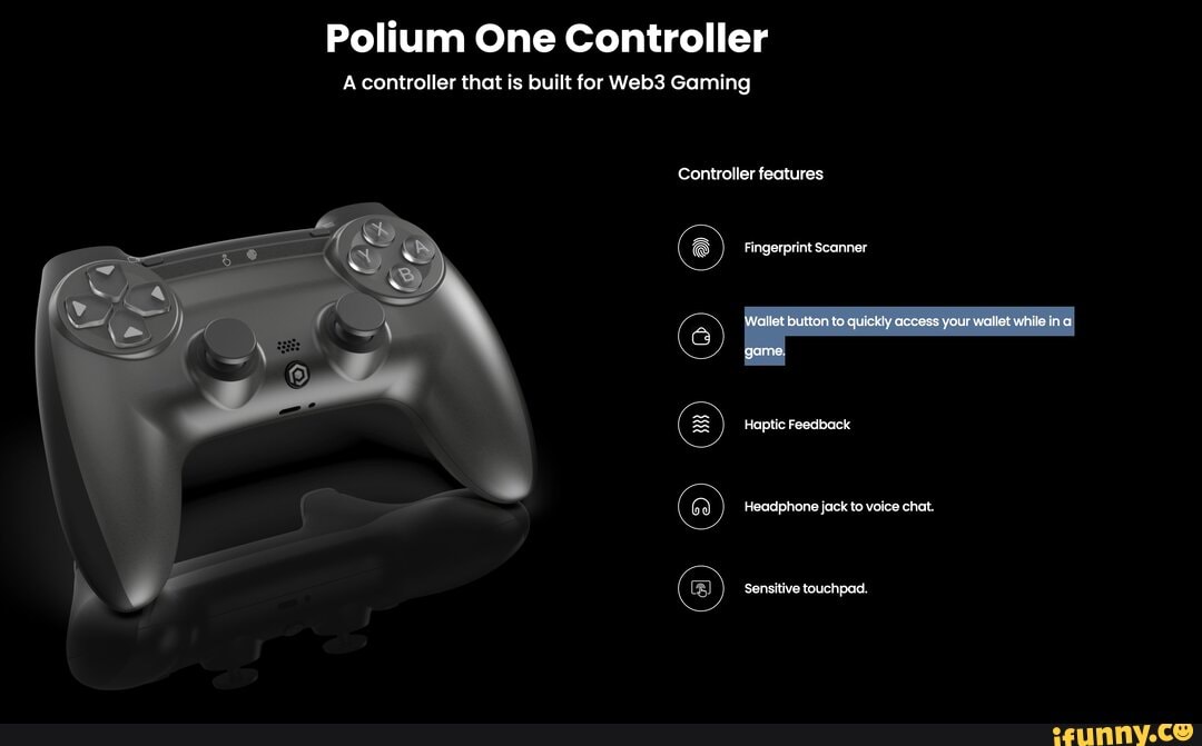 Polium One Controller A controller that is built for Web3 Gaming AS ...