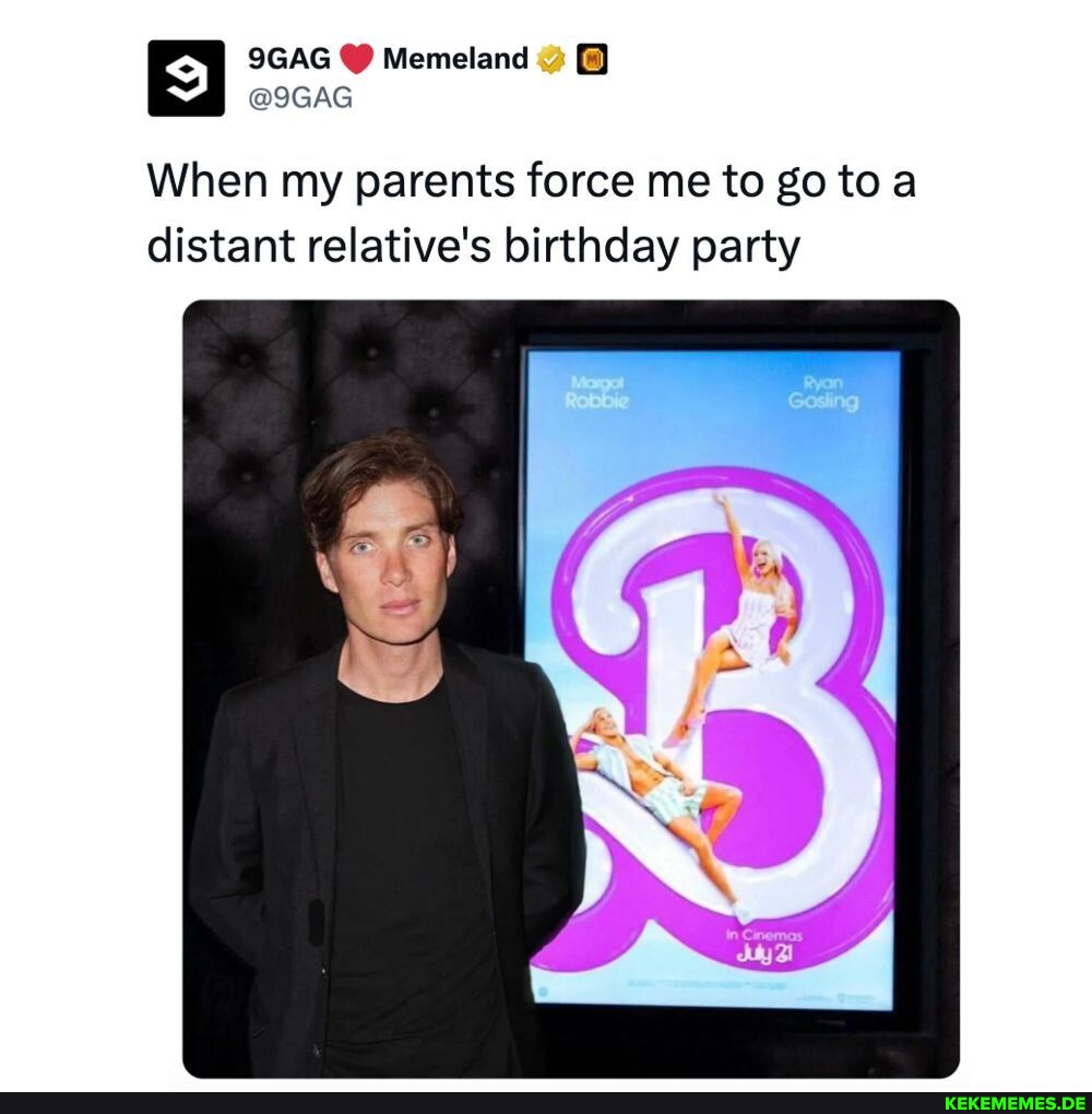 Why am I here? oppenheimer barbie cillianmurphy memes 9gag