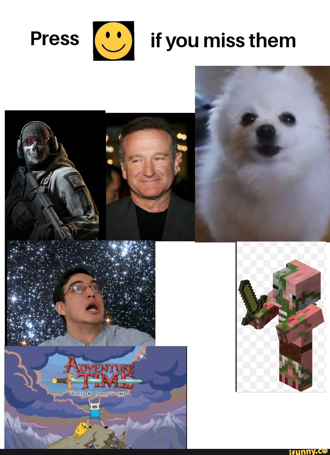 Press if you miss them