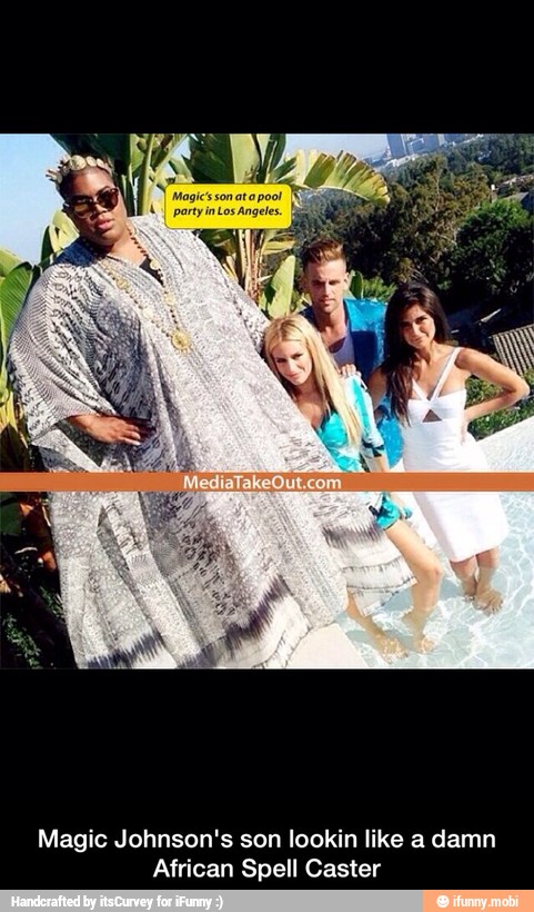 Magic Johnson's son lookin like a damn
African Spell Caster - Magic Johnson's son lookin like a damn African Spell Caster