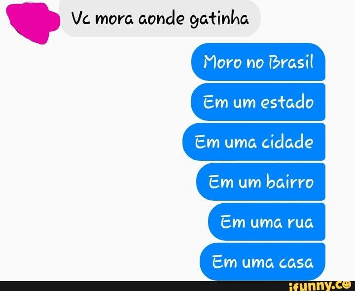 E Vc mora
aonde gatinha