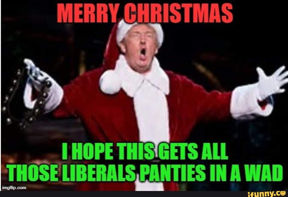 MERRY CHRISTMAS _ [HOPE THISIGETS ALL THOSE 'LIBERALS, PANTIES IN A WAD