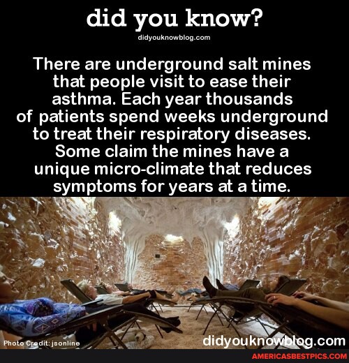 Did you know? There are underground salt mines that people visit to