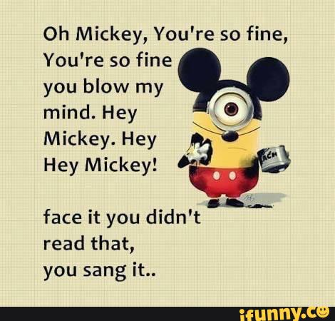 Who sang oh mickey you re so fine